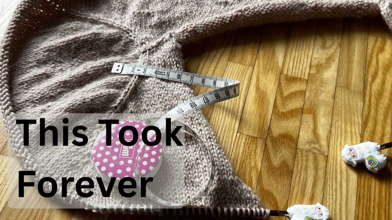 Colorwork Cardigan Progress | Deciding on Pattern & Fit