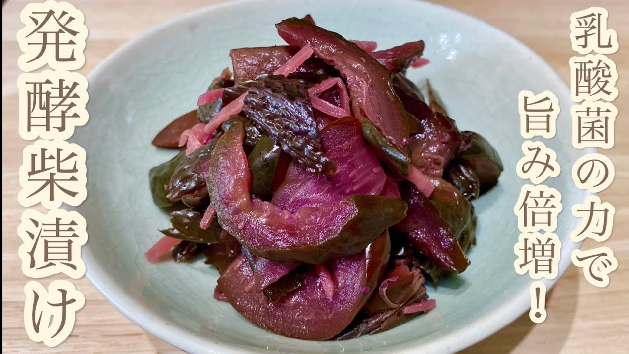 京都の伝統的な発酵柴漬けが、ジップ袋で作れます！時間が生み出す酸味と旨味、1週間かけて漬ける発酵柴漬けの作り方