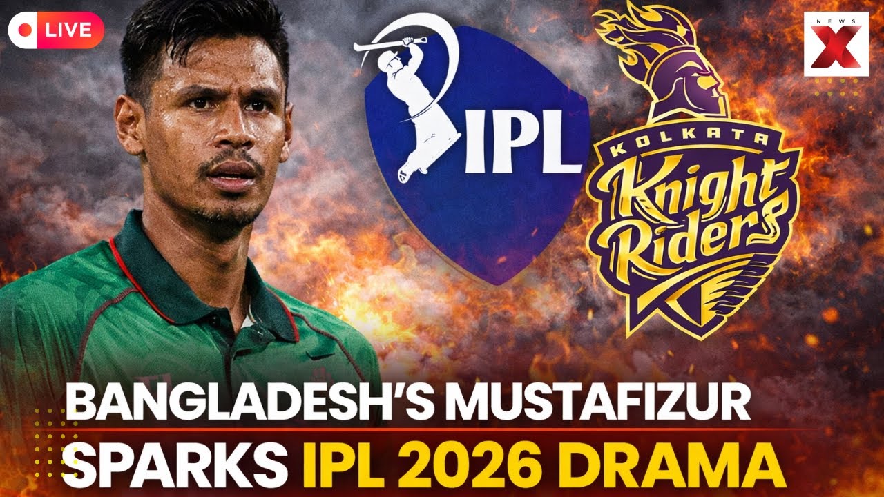IPL 2026 Controversy LIVE: Mustafizur&rsquo;s IPL 2026 Contract Fuels Drama Between India & Bangladesh