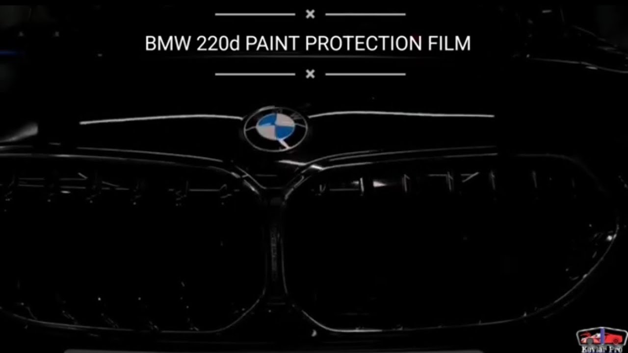 BMW 220d protected with best in class paint protection film ✅
