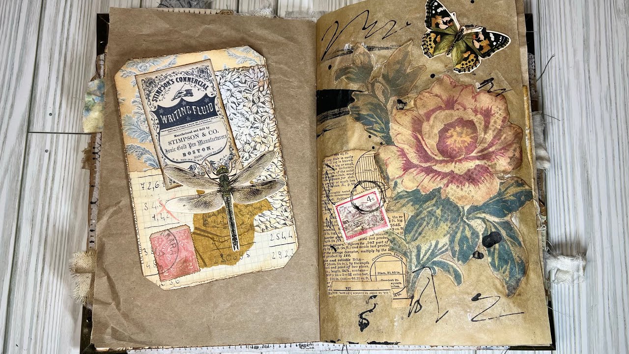 Grungy Packing Paper Journal #2