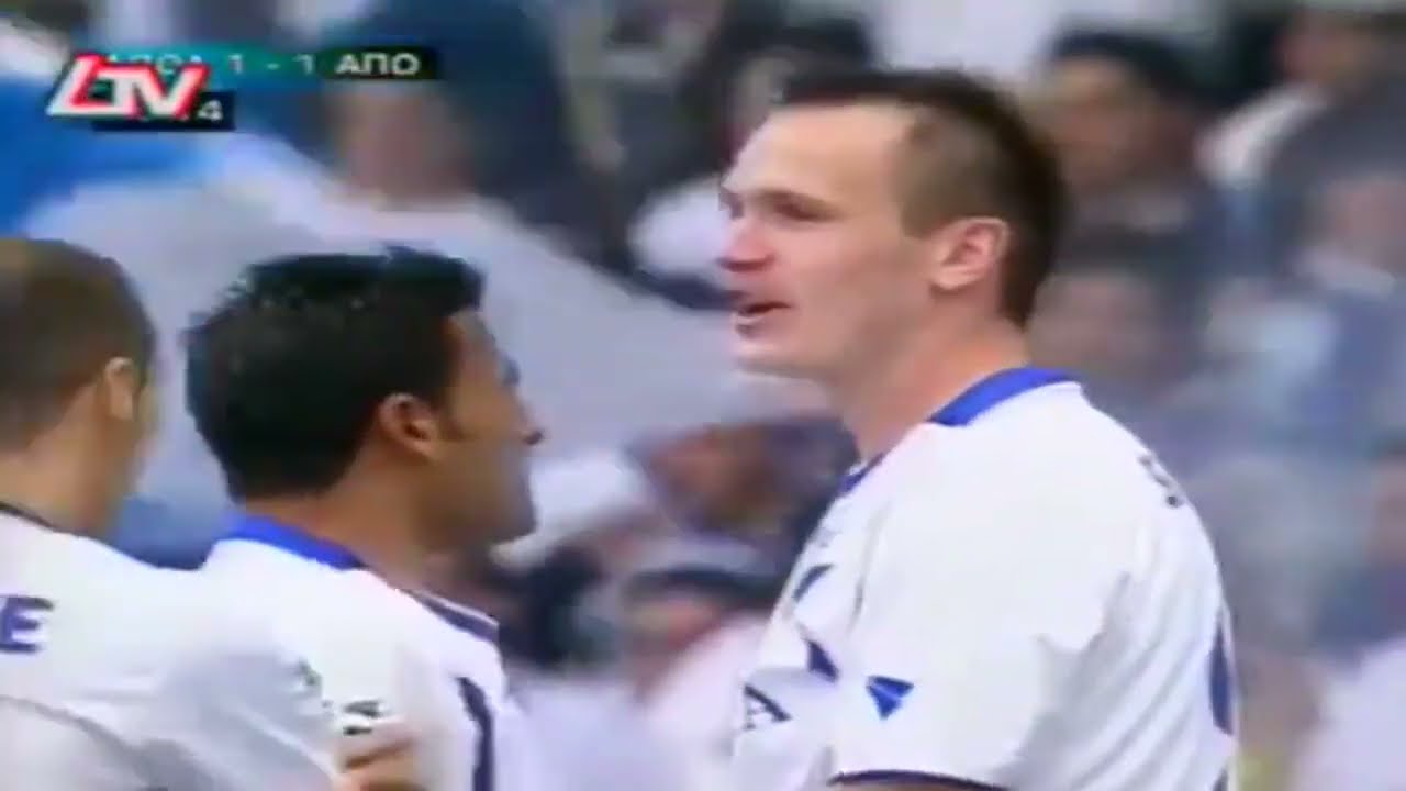 Łukasz Sosin gol Apollon - APOEL 1-1 Protathlima A&rsquo; 05.02.2006