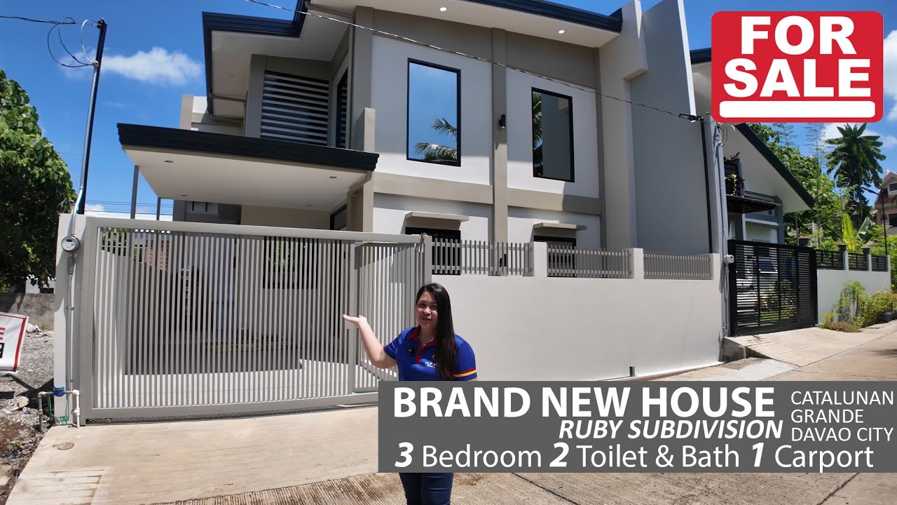 RUBY SUBDIVISION BRAND NEW HOUSE AND LOT FOR SALE | CATALUNAN GRANDE | DAVAO CITY