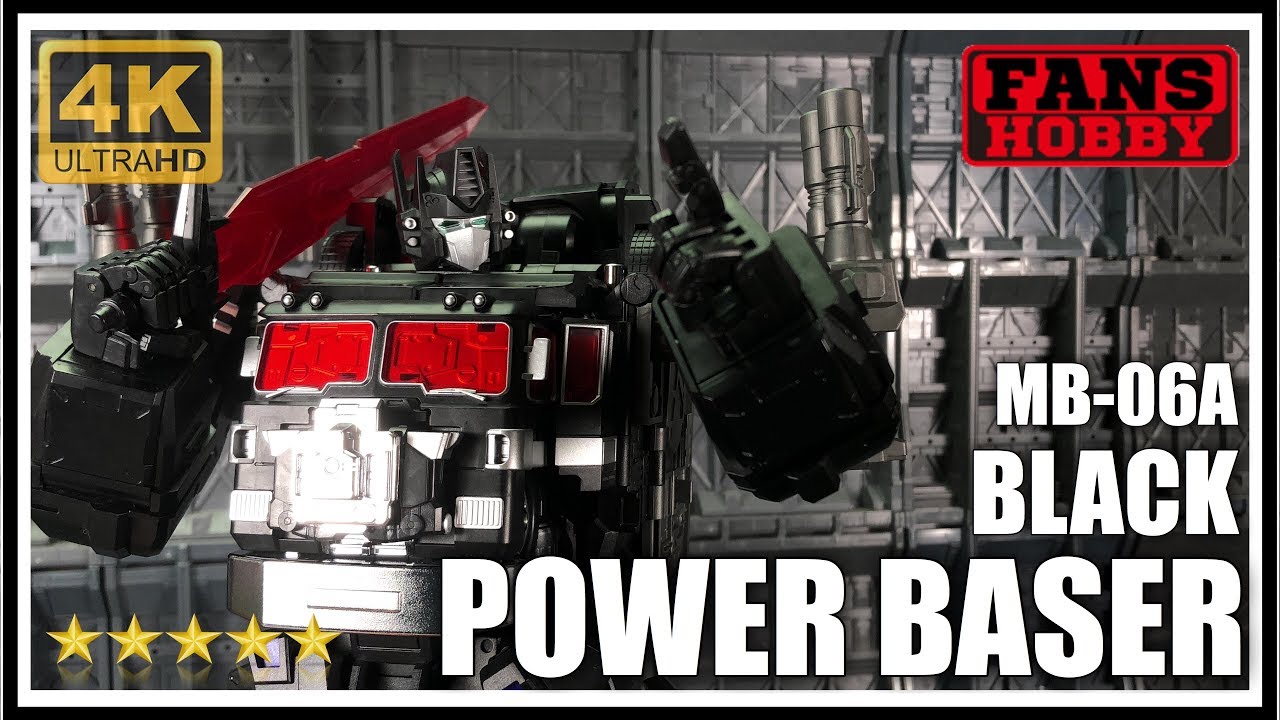 Fans Hobby MB-06A BLACK POWER BASER Transformers Masterpiece Nucleon Quest Super Convoy