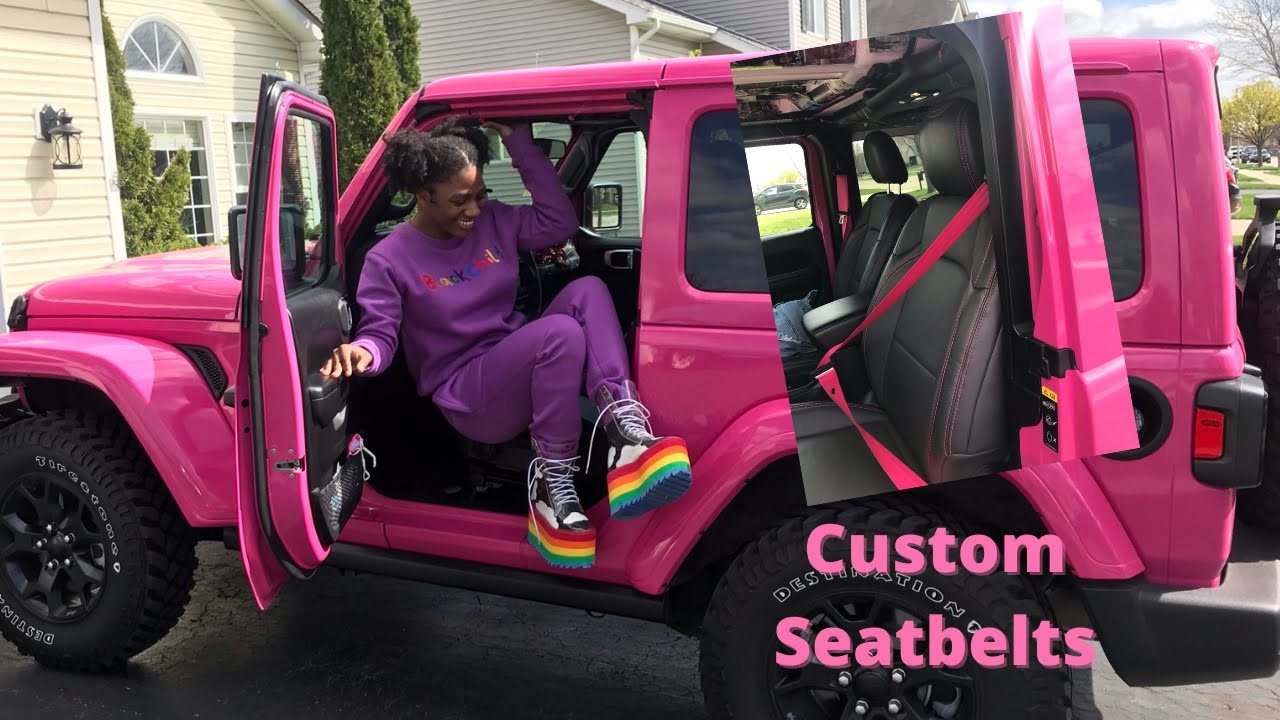 How to get CUSTOM SEATBELTS | 2020 Jeep Wrangler