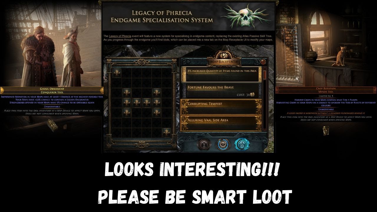 [PoE 1] 3.25.5 Legacy of Phrecia Endgame Relics Atlas Passive Tree Revamp Hopes and Dreams