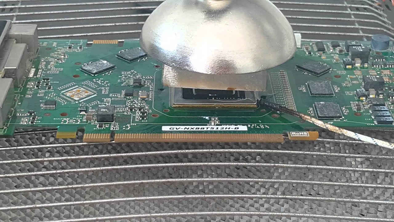 DIY preheater, reflow VGA card