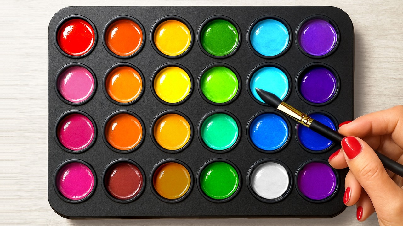 1 HOUR of Satisfying Color Mixing You Must Watch!