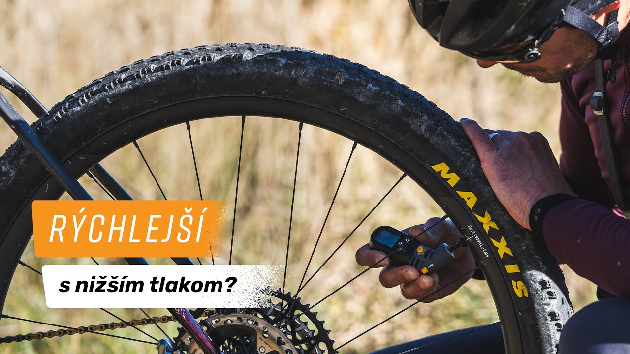 Rýchlejší s nižším tlakom? Porovnanie pri jazde v stúpaní / asfalt a terén