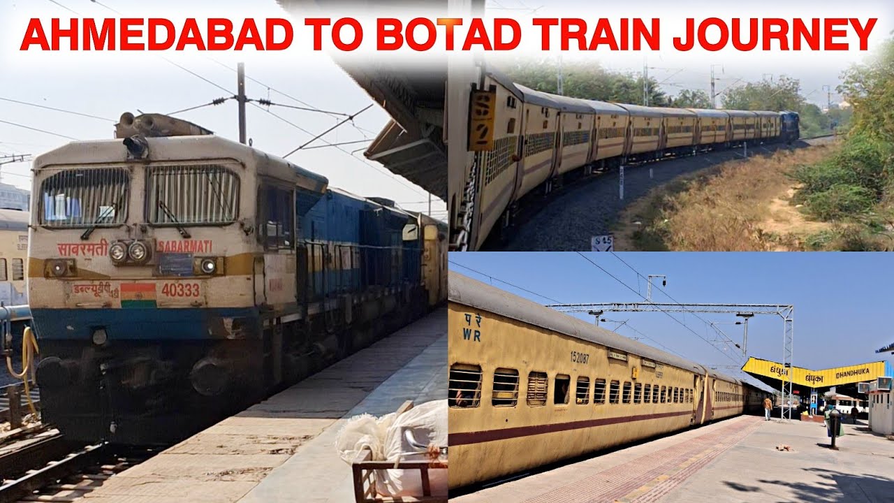 Ahmedabad to Botad Train Journey in Banaras Veraval Express | PART-2