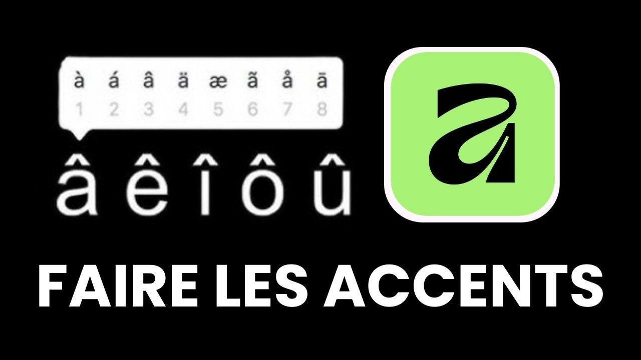 Comment faire les accents sur Affinity