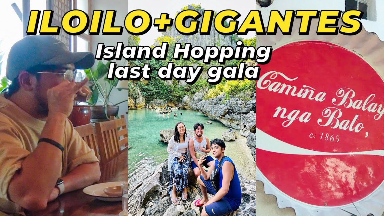 GIGANTES ISLAND TRIP 🇵🇭 | ISLAND HOPPING, MUSEUM, NATIVE CHICKEN ATBP.