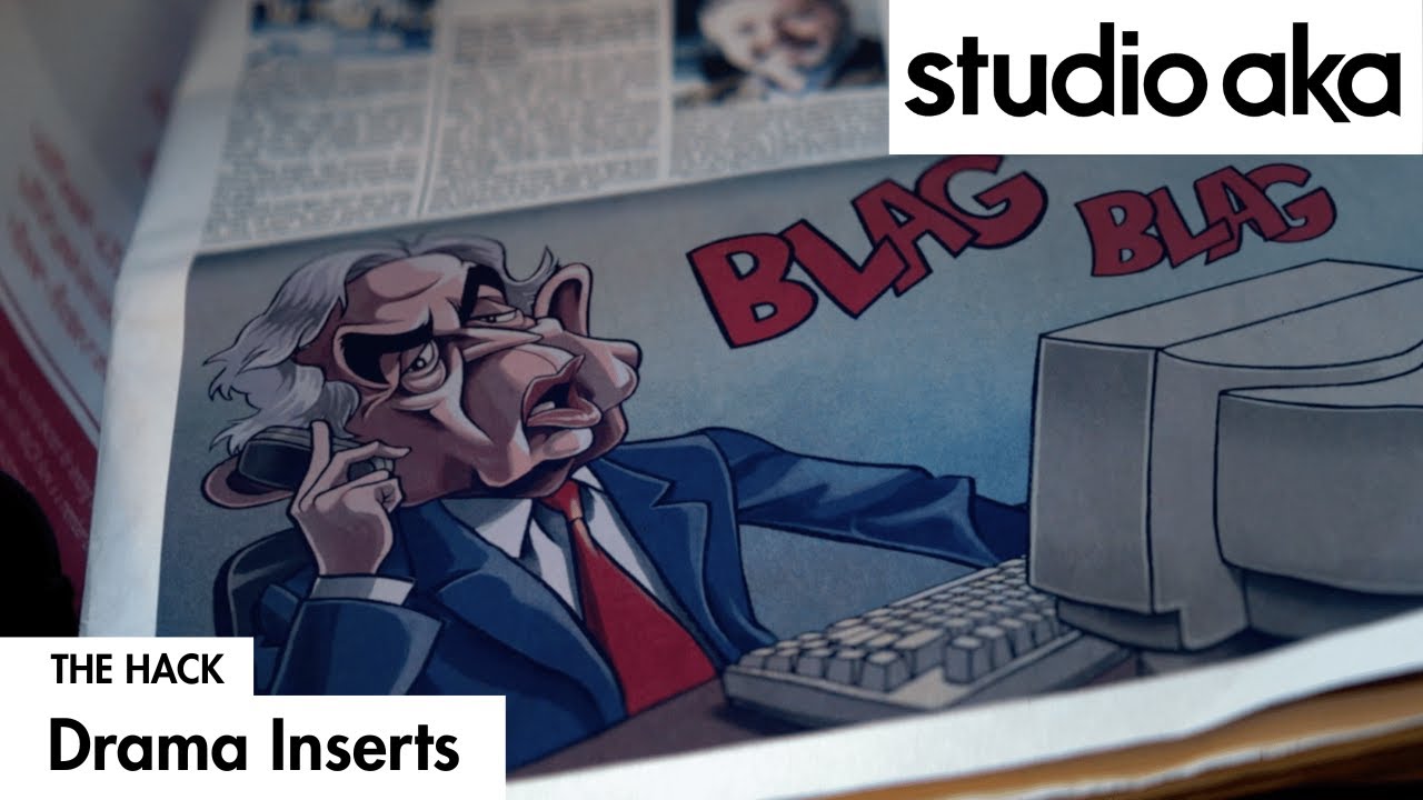 Animated Political Cartoon Scenes from ITV’s HACK
