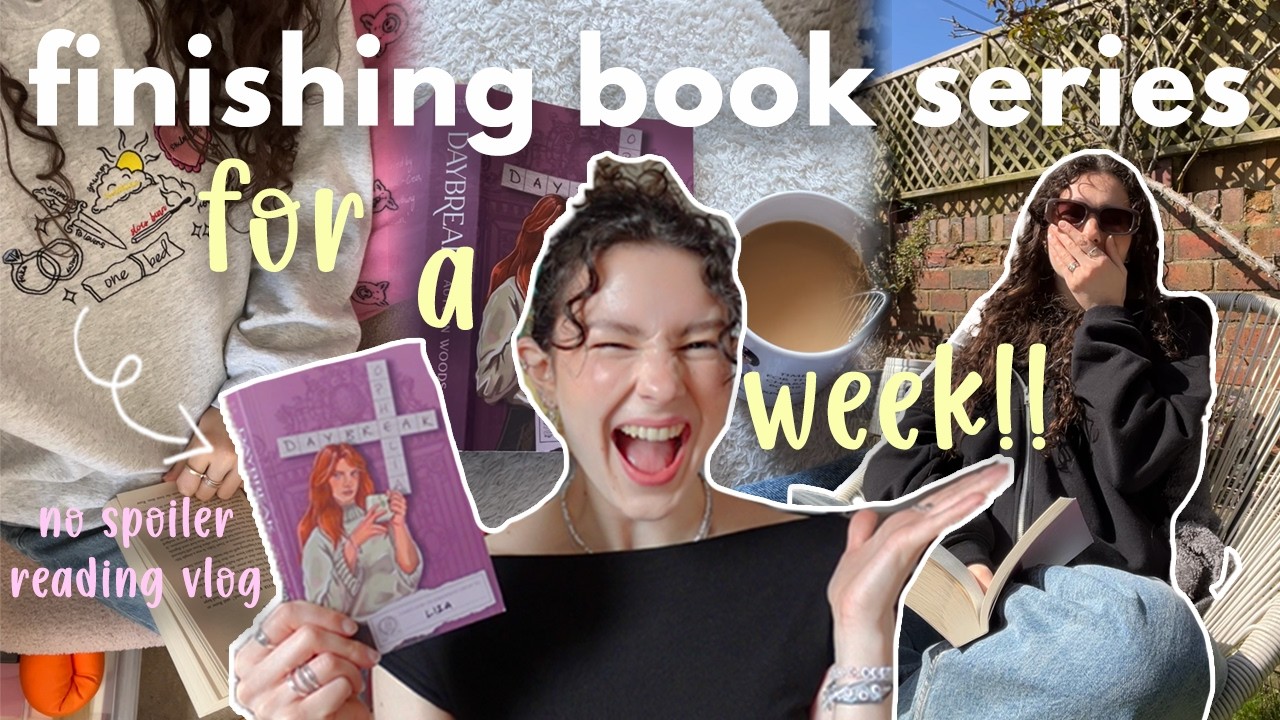 Целую неделю дочитываю серию книг!! 📚 | Видеоблог о чтении без спойлеров