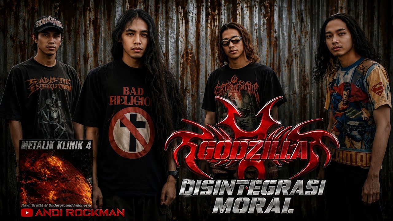 Godzilla - Disintegrasi Moral (2002) Metalik Klinik 4 - Death Metal Indonesia