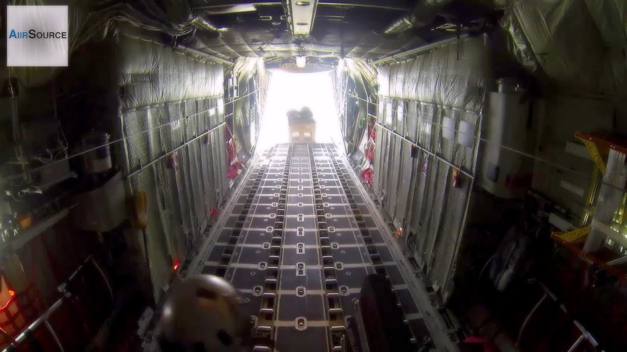 National Guard Airlift Squadron C-130 Heavy Sequential Air Drop