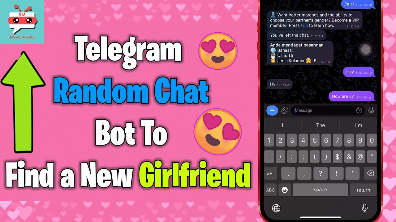 Используйте этого бота Telegram вместо случайных чат-приложений!! | Случайный чат-бот Telegram | ...