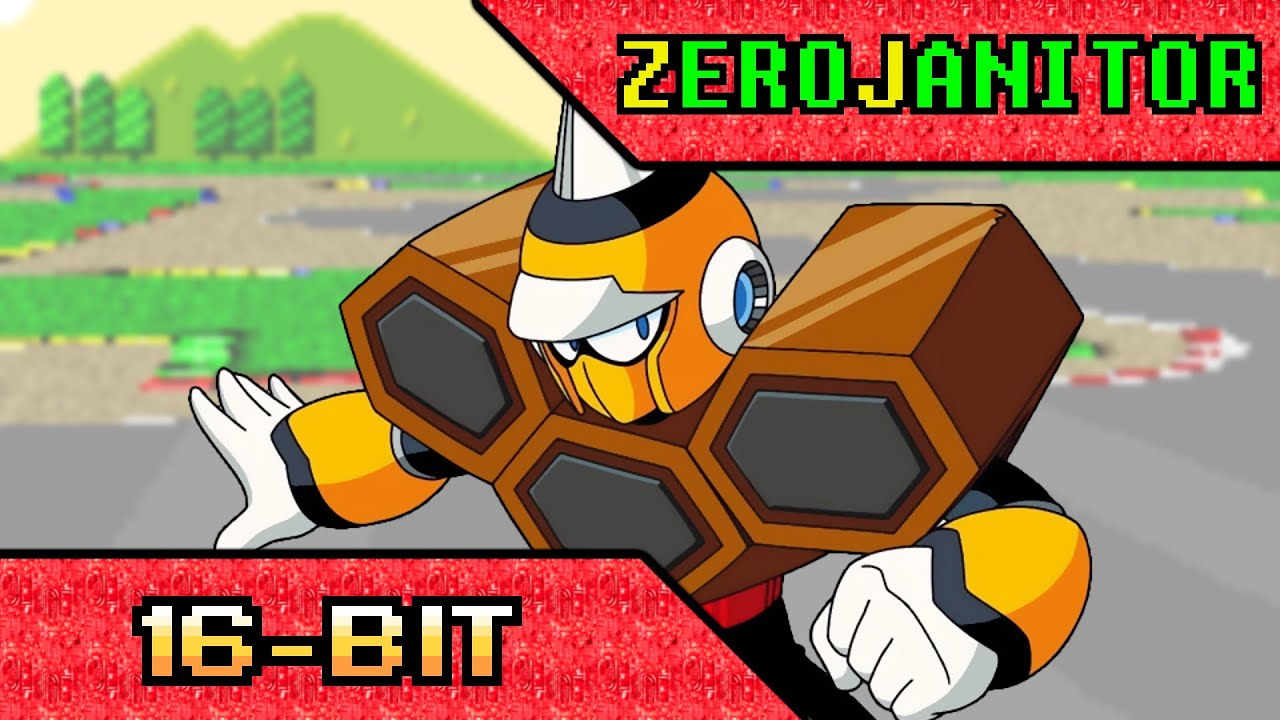 Mega Man 9 - Hornet Man [SNES; Super Mario Kart-style]