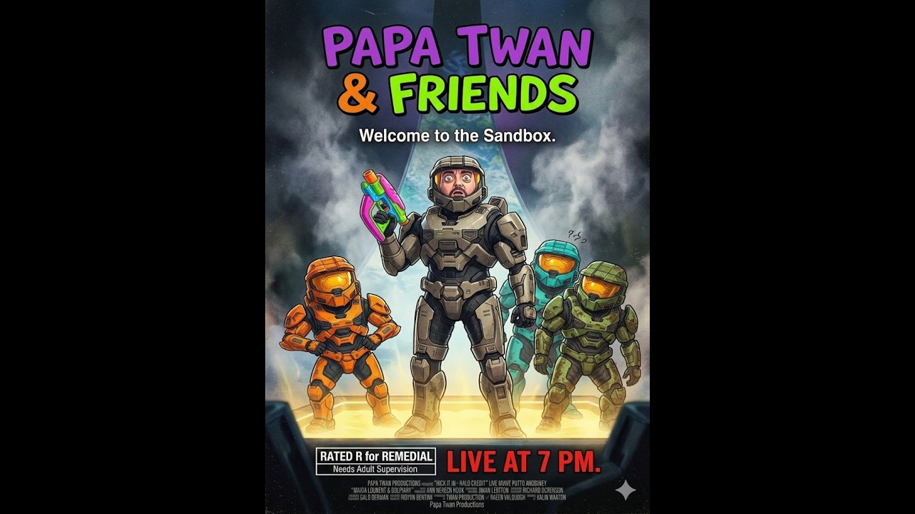🔴 PAPA TWAN & FRIENDS: Adult Supervision Required (Halo Infinite LIVE)
