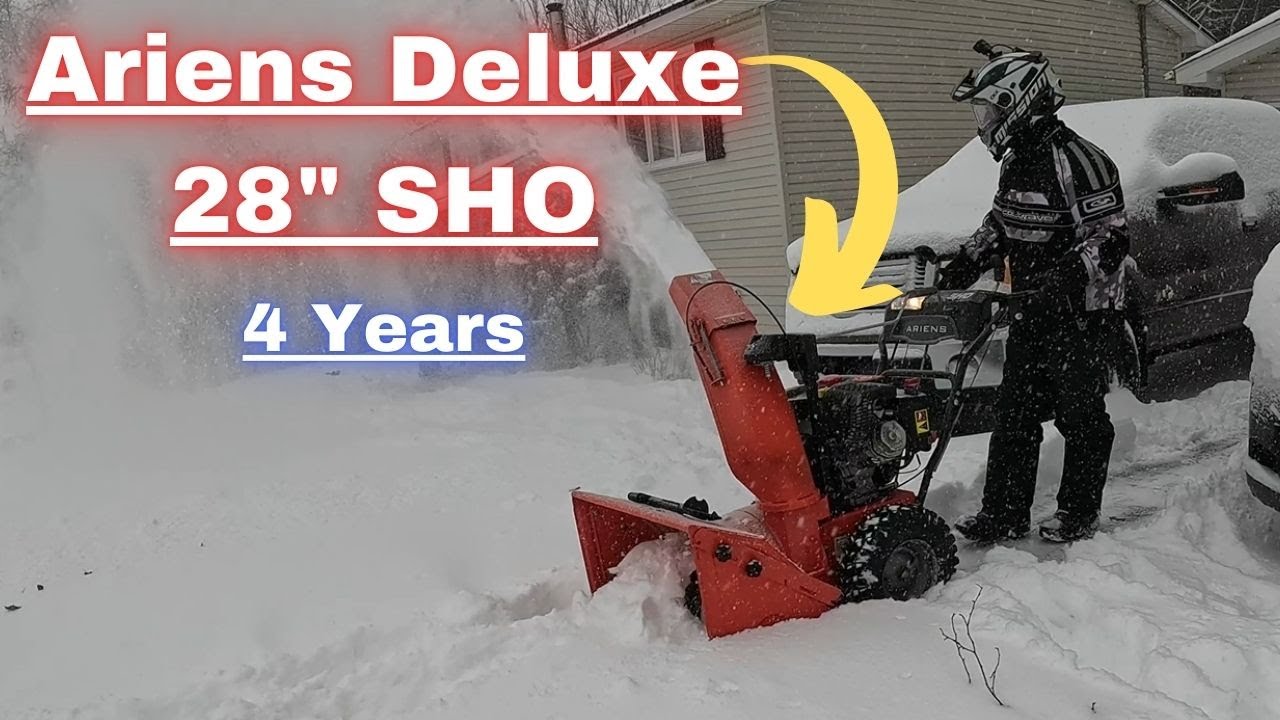 Ariens Deluxe 28 Inch SHO 4 Year Review