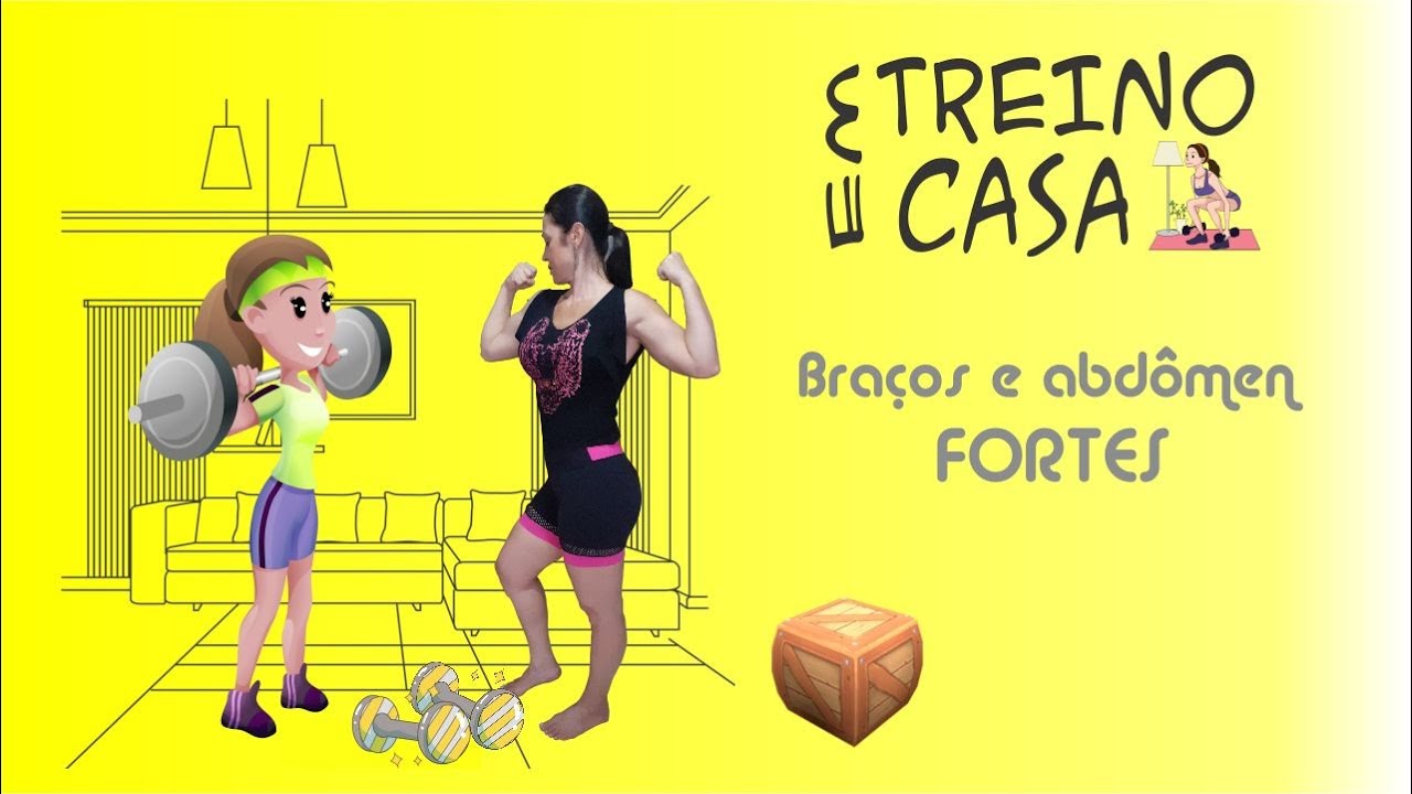 TREINO PARA TER BRAÇOS E ABDÔMEN FORTES