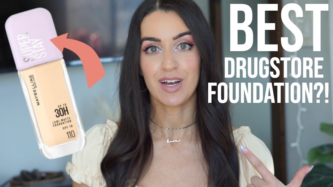 BEST NEW DRUGSTORE FOUNDATION?! MAYBELLINE LUMI MATTE FOUNDATION WEAR TEST