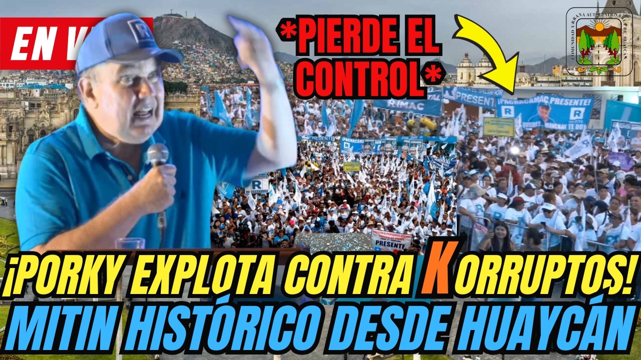 💥 HUAYCÁN RECIBE AL PRÓXIMO PRESIDENTE DEL PERÚ | Rafael López Aliaga en ATE