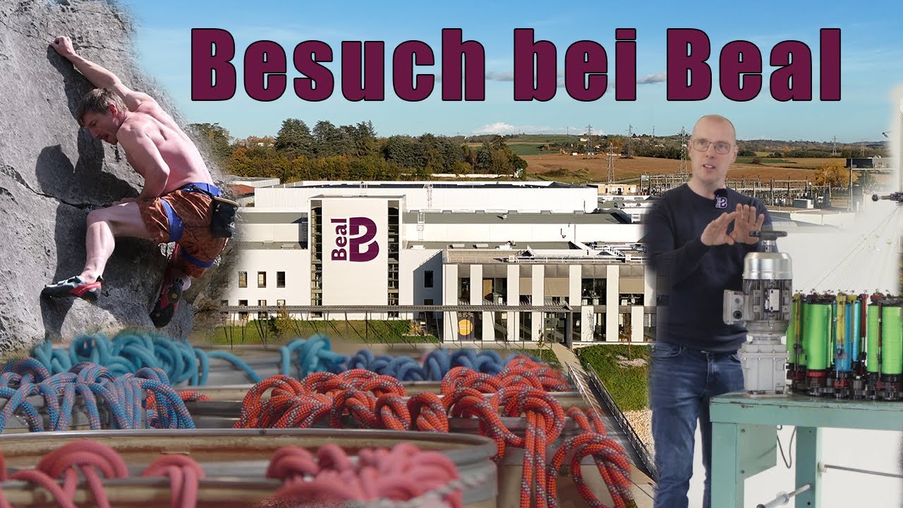 So werden Kletterseile hergestellt! Werksführung bei Beal und Klettern in Frankreich