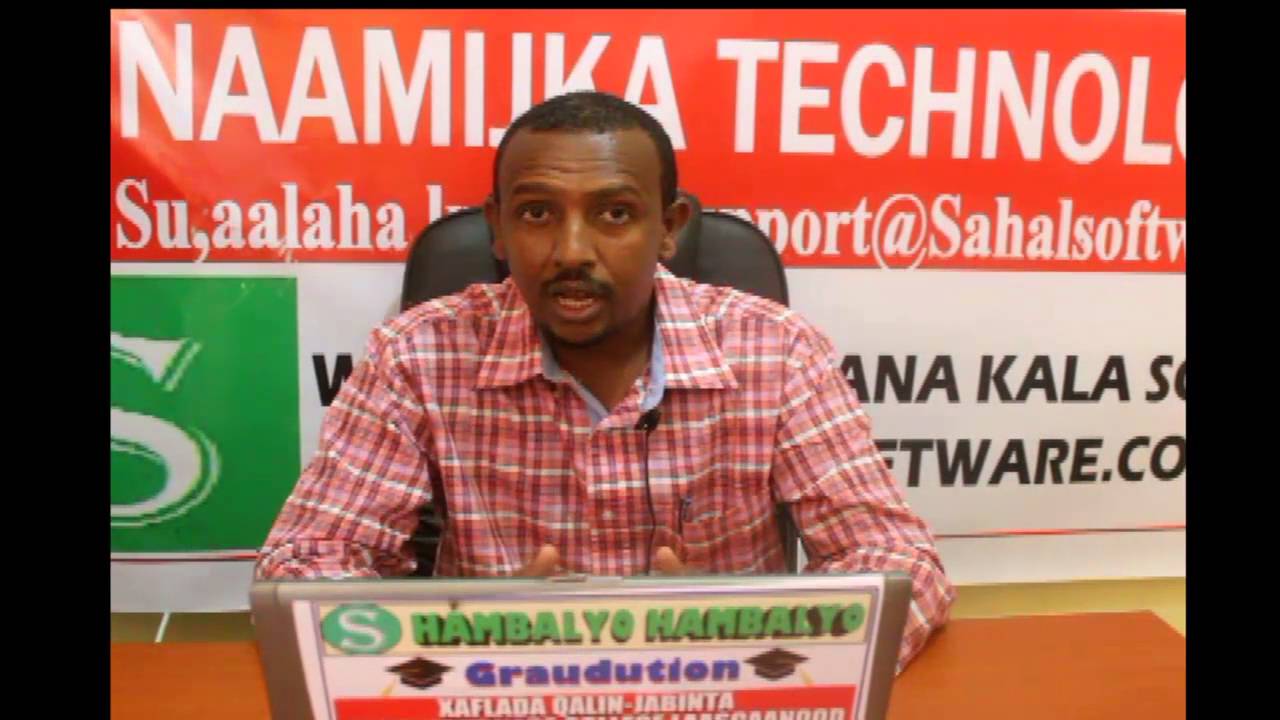 Barnaamijka Technology yada SomaliNews iyo Sahalsoftware QuickBooks Casharkii 5 aad