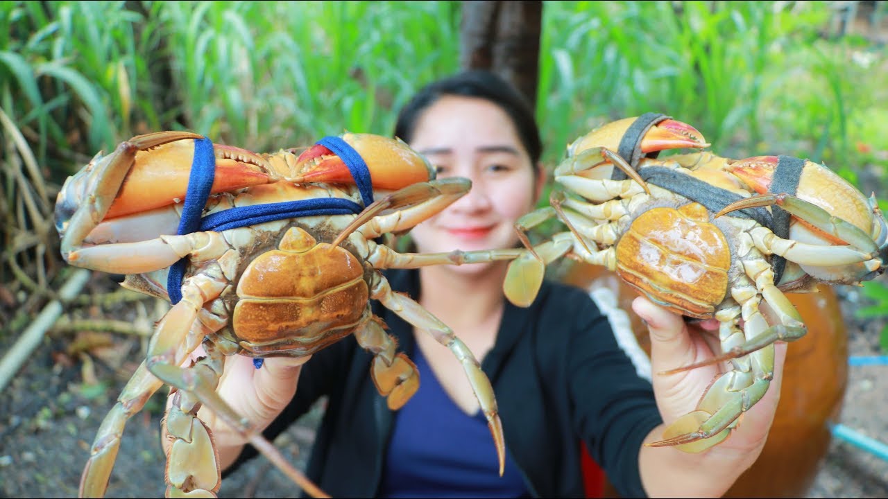 Tasty Mud Crab Cooked Rice Stir Fry Recipe - Cooking With Sros