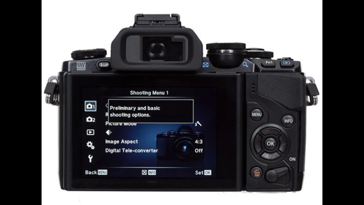 OLYMPUS OM-D для профессионалов 7 ( Настройки )