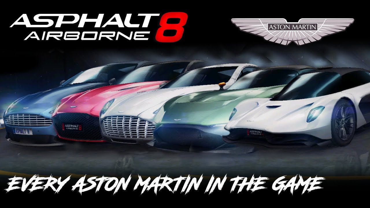 Asphalt 8: Full Aston Martin Showcase (Every Car in-game)