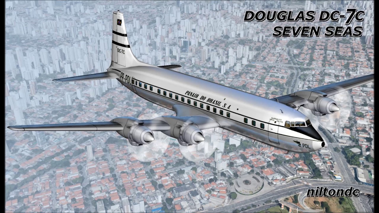 PANAIR DO BRASIL  -  Douglas DC-7C  -  Sketchup Model