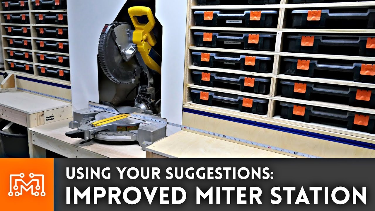 Using Your Suggestions to Improve the Miter Saw Station | I Like To Make Stuff