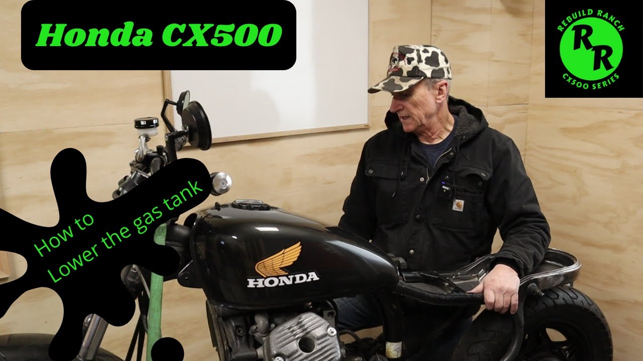 CX500 Gas Tank reposition