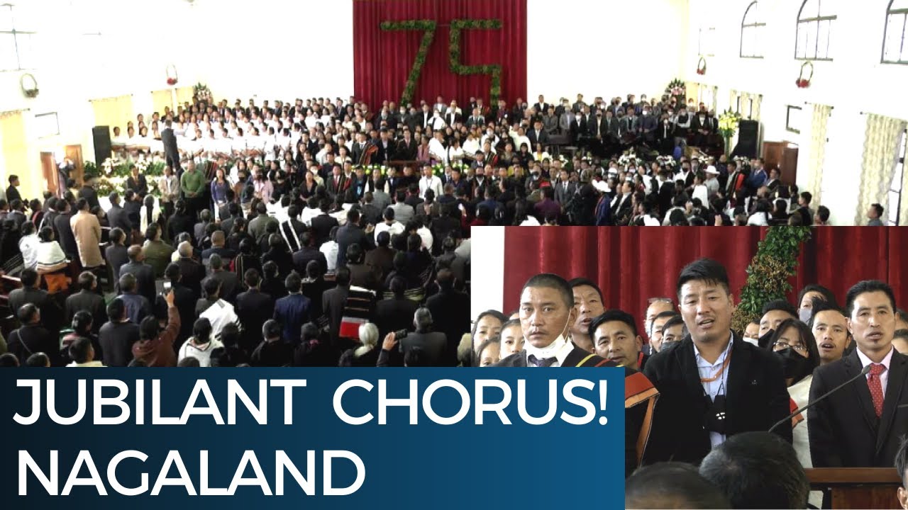 Rousing Naga war cry & Jubilant Hallelujah Chorus Nagaland