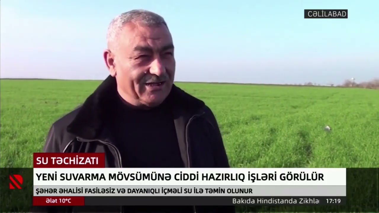 Yeni suvarma mövsümünə ciddi hazırlıq işləri görülür - Real TV 25.01.2026