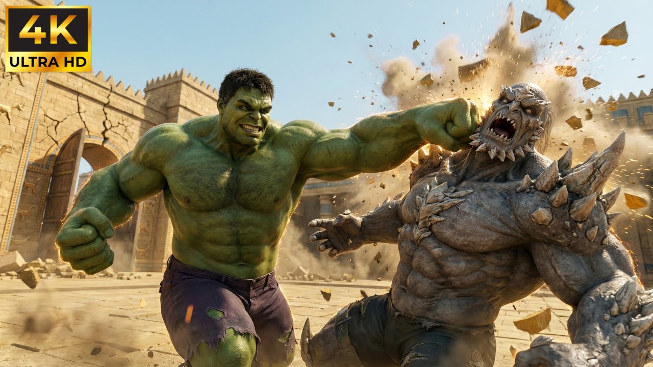 Hulk vs Doomsday – Part 2 | The Epic Rematch in the Ancient City of Babylon