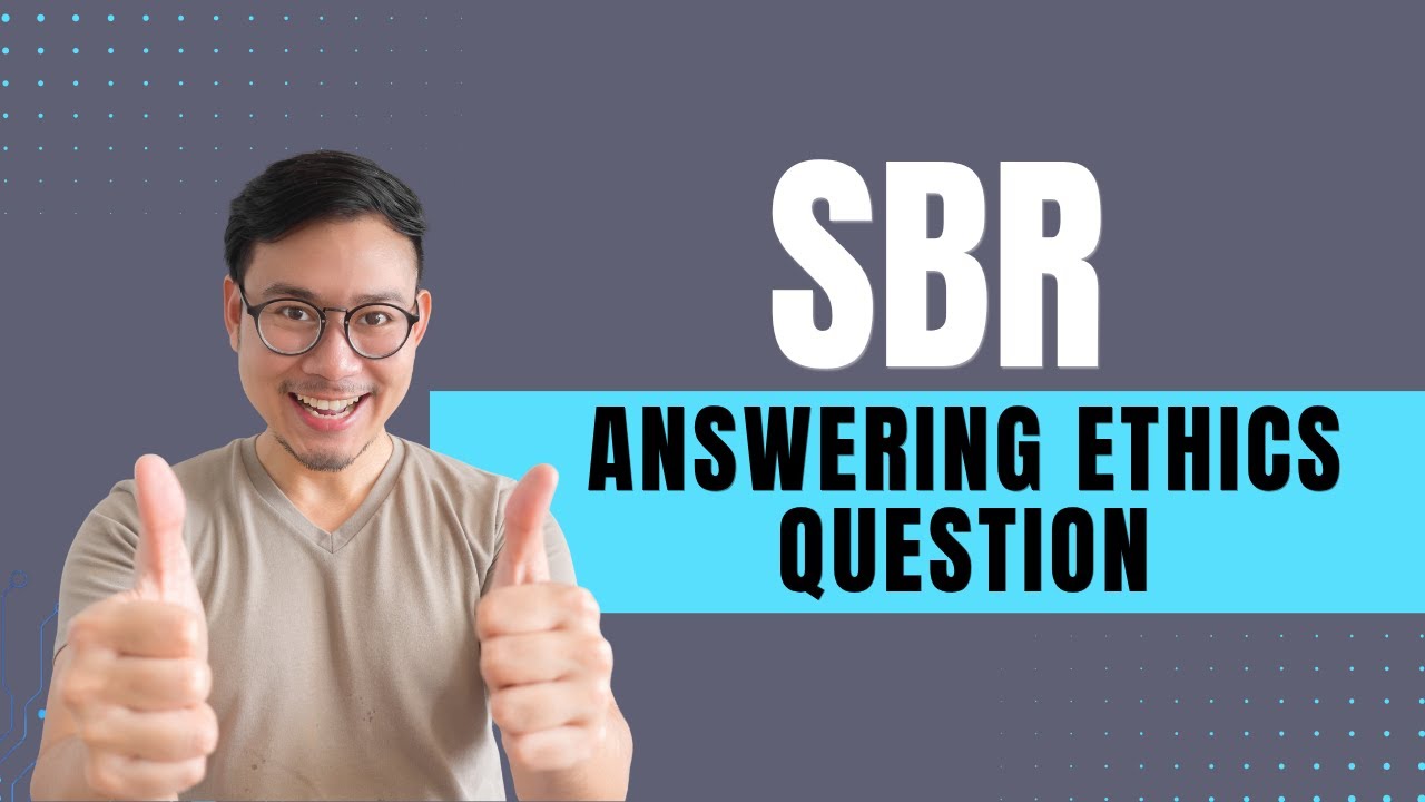 ACCA SBR - Answering Ethical Implications' Questions II ACCA SBR Classes