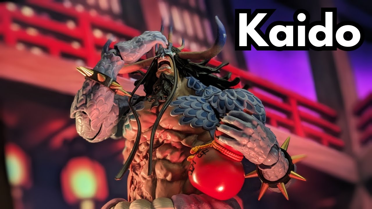 Обзор фигурки S.H. Figuarts Kaido - Man-Beast Form - One Piece Tamashii Nations BANDAI