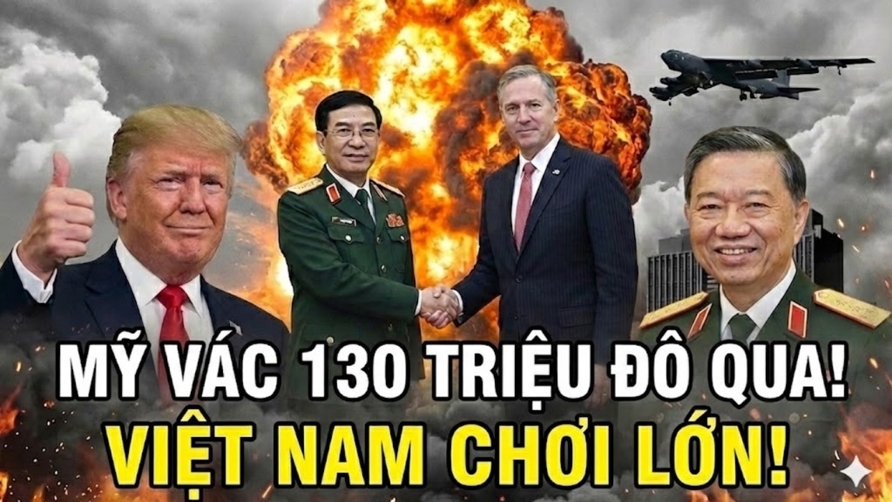 Mỹ Mang 130 Triệu Đô Gõ Cửa Bộ Quốc Phòng Việt Nam - CÚ BẮT TAY LỊCH SỬ!