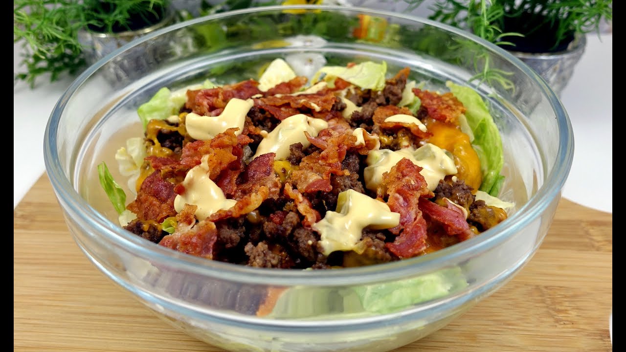 Low Carb Big Mac Salat