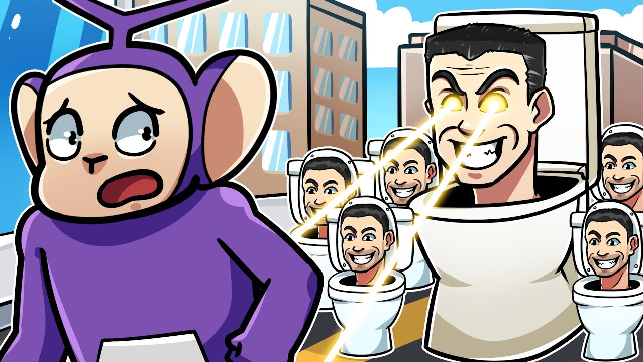 ESCAPE FROM SKIBIDI TOILET! | Tinky Winky Plays: Roblox Skibidi Toilet Story