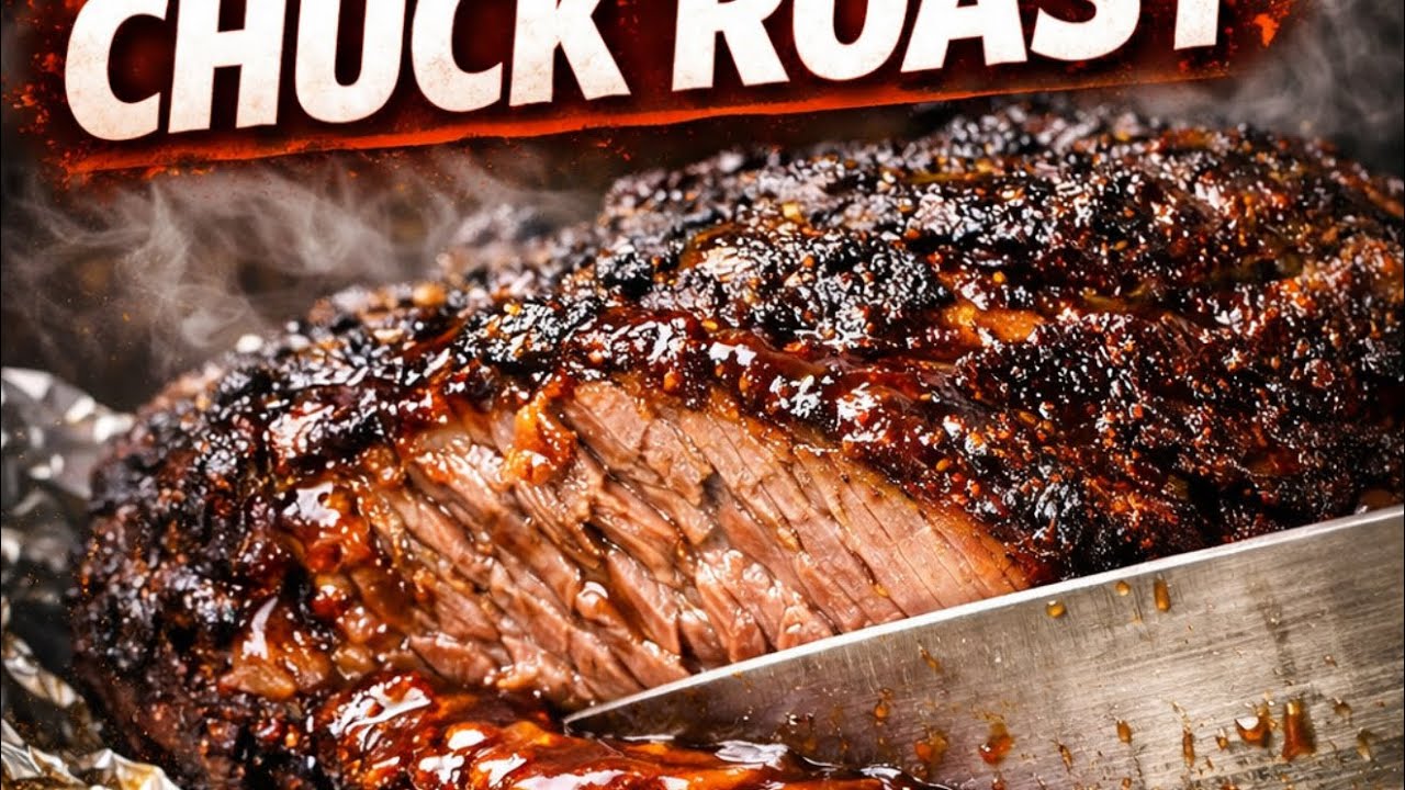 Best chance to get clicksJuicy Smoked Chuck Roast (Better Than Brisket?)
