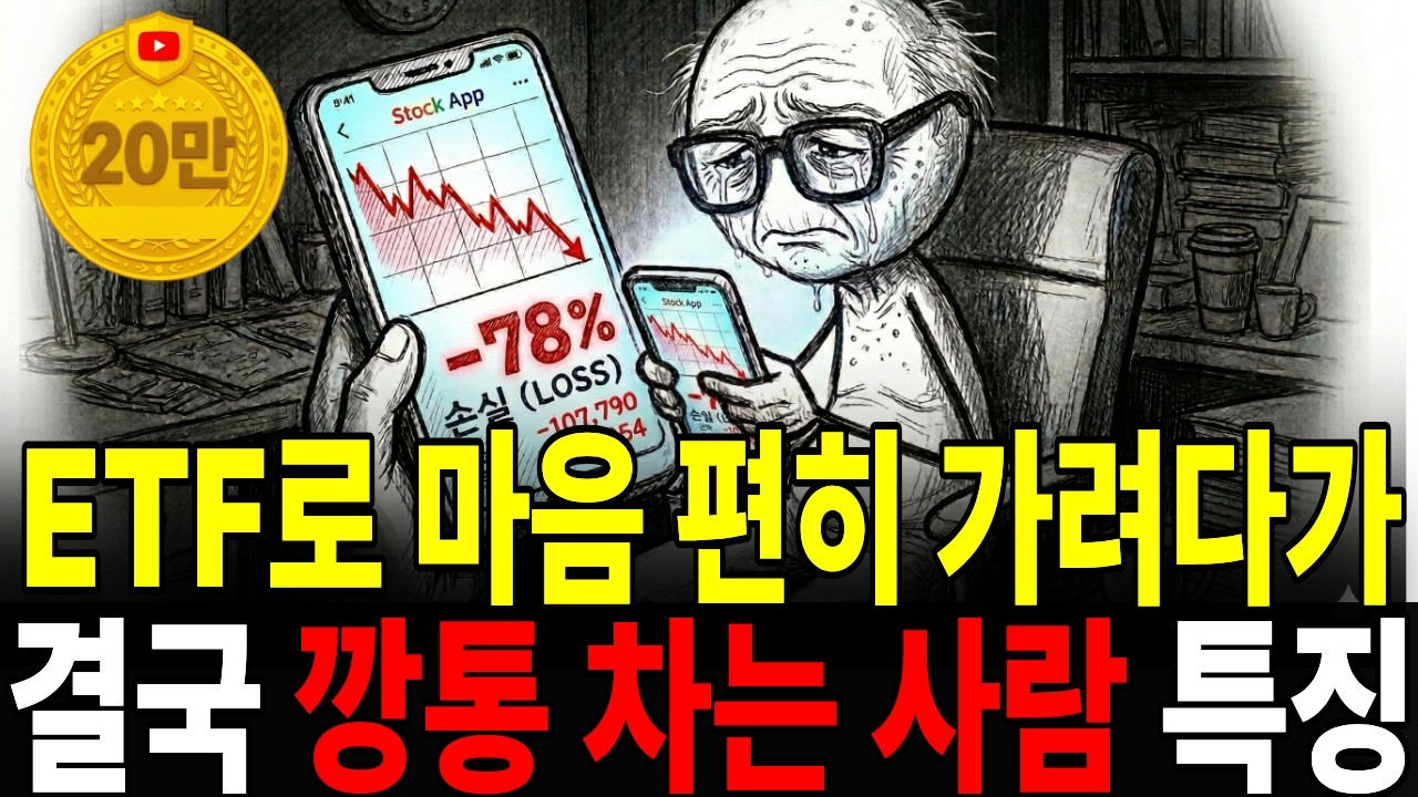 노후 자금 10년 묻어두려던 ETF, 결국 단타치다 망하는 치명적인 이유