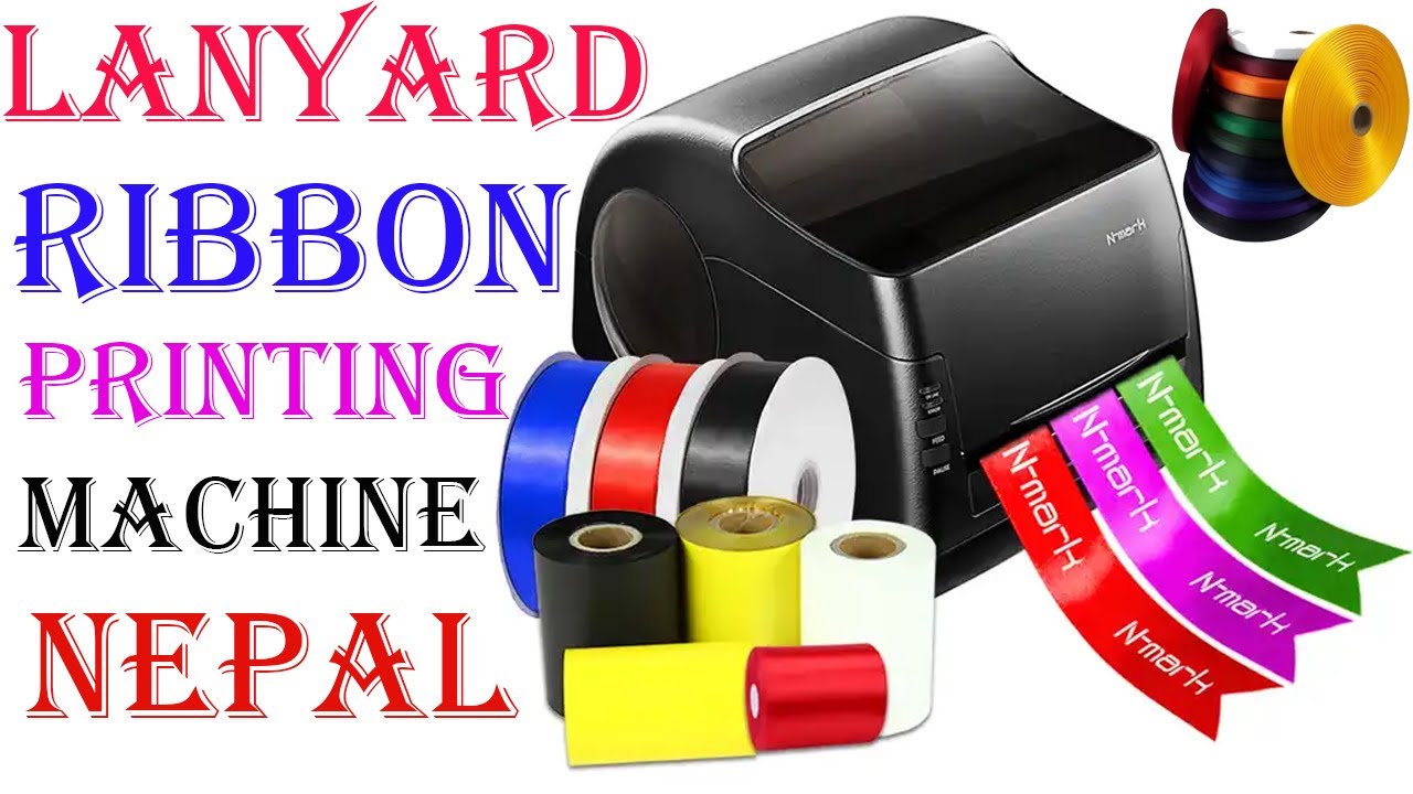 Lanyard ID Card Dori Printing Machine in Nepal | Direct Satin Ribbon Printing Machine Multi-color