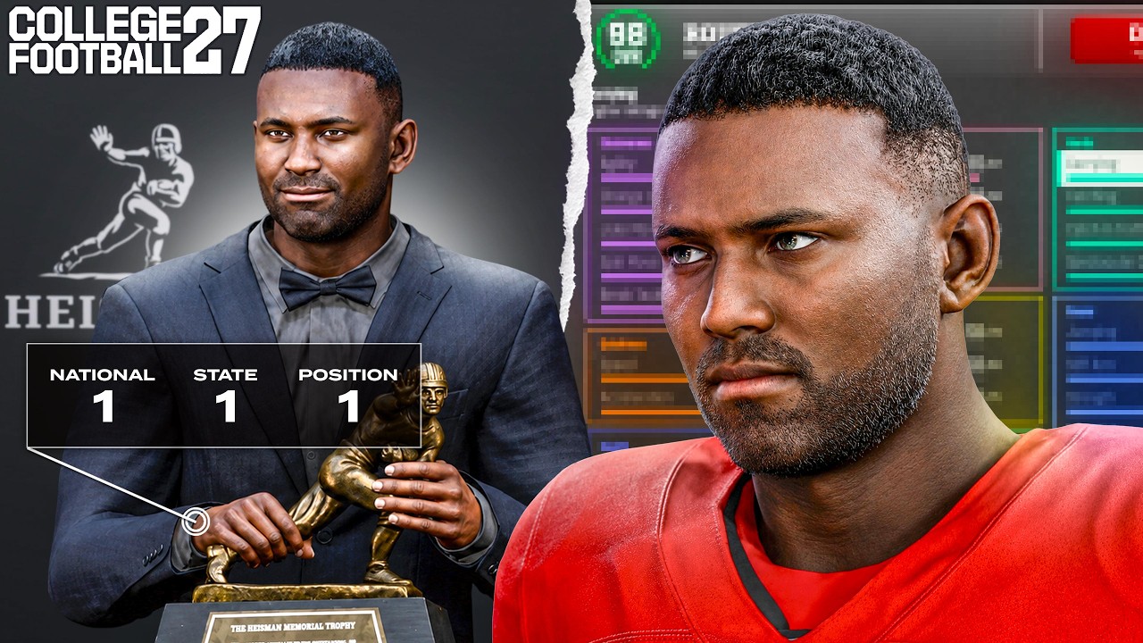 Я создал ЛУЧШЕГО ресивера (WR) в College Football 27 (Сезон 1)