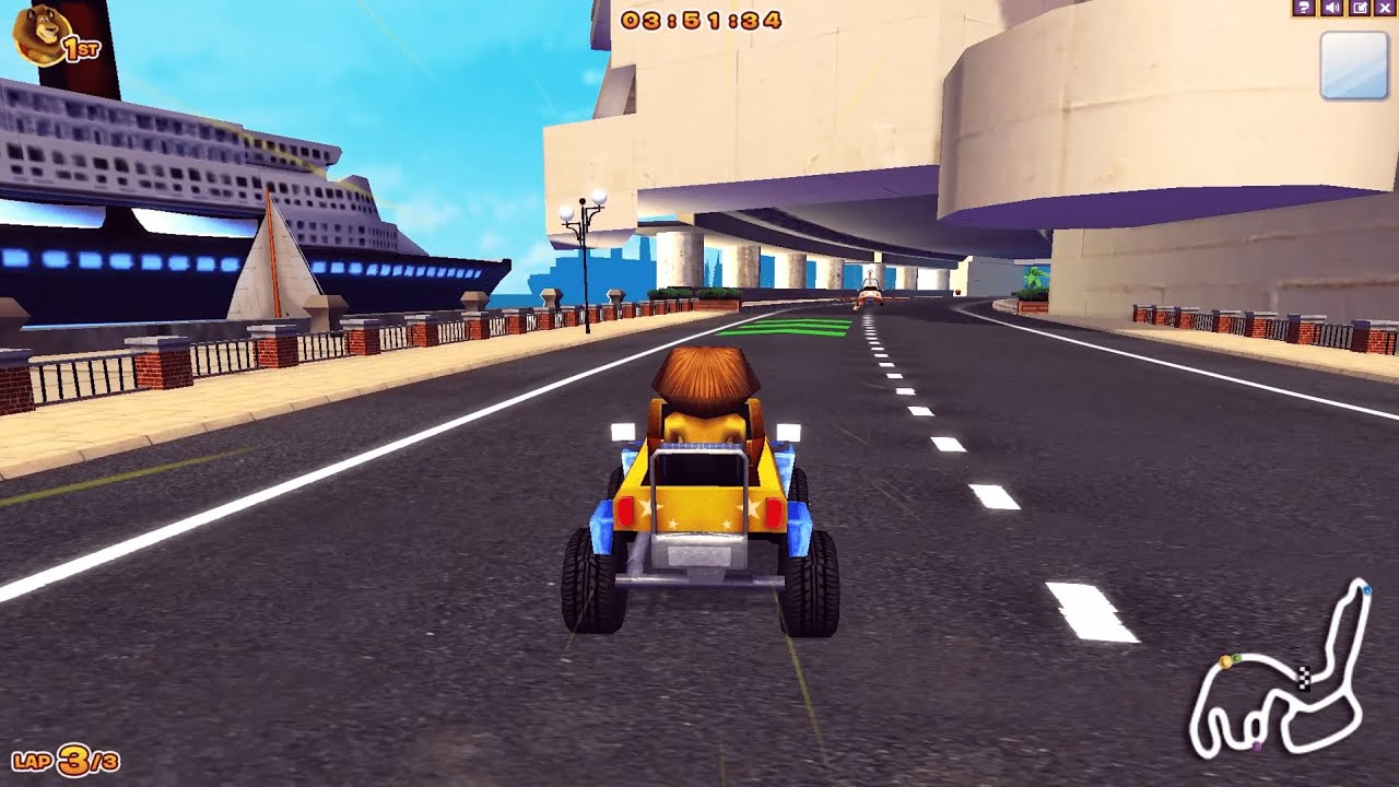 Madagascar 3: Race Across Europe (Browser) - Playthrough