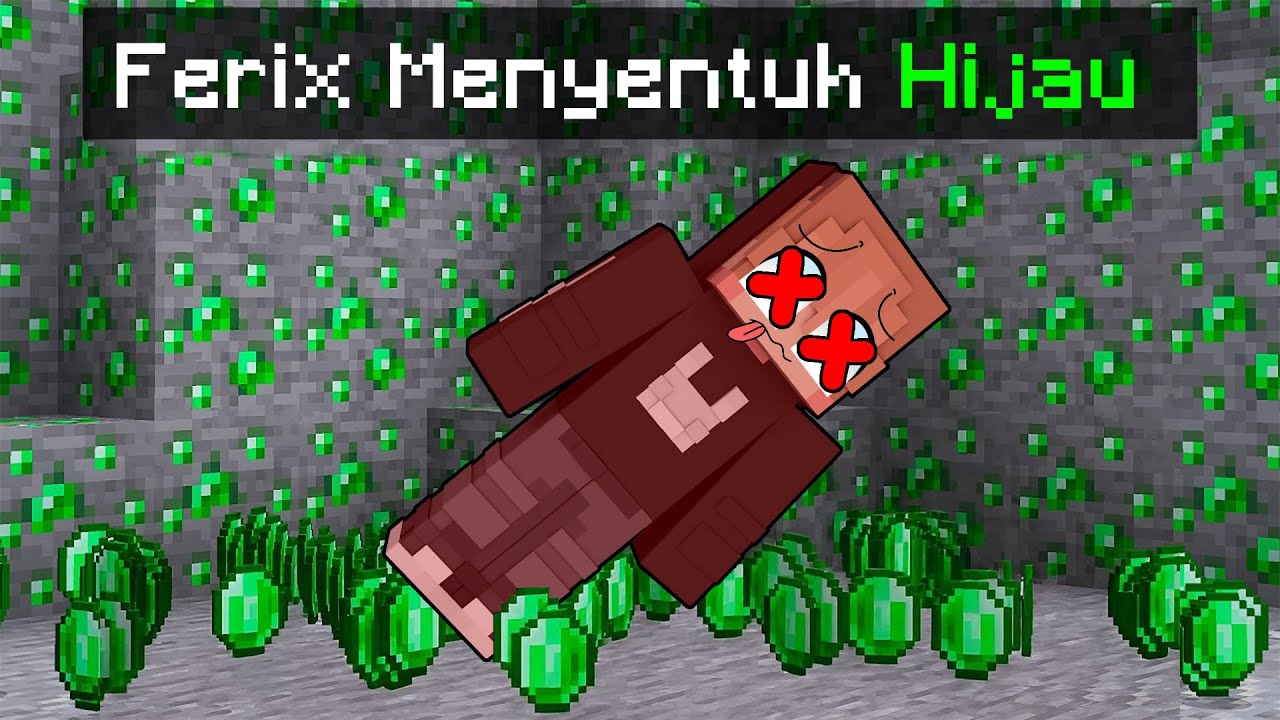 AKU TIDAK BOLEH MENYENTUH WARNA HIJAU DI MINECRAFT!!