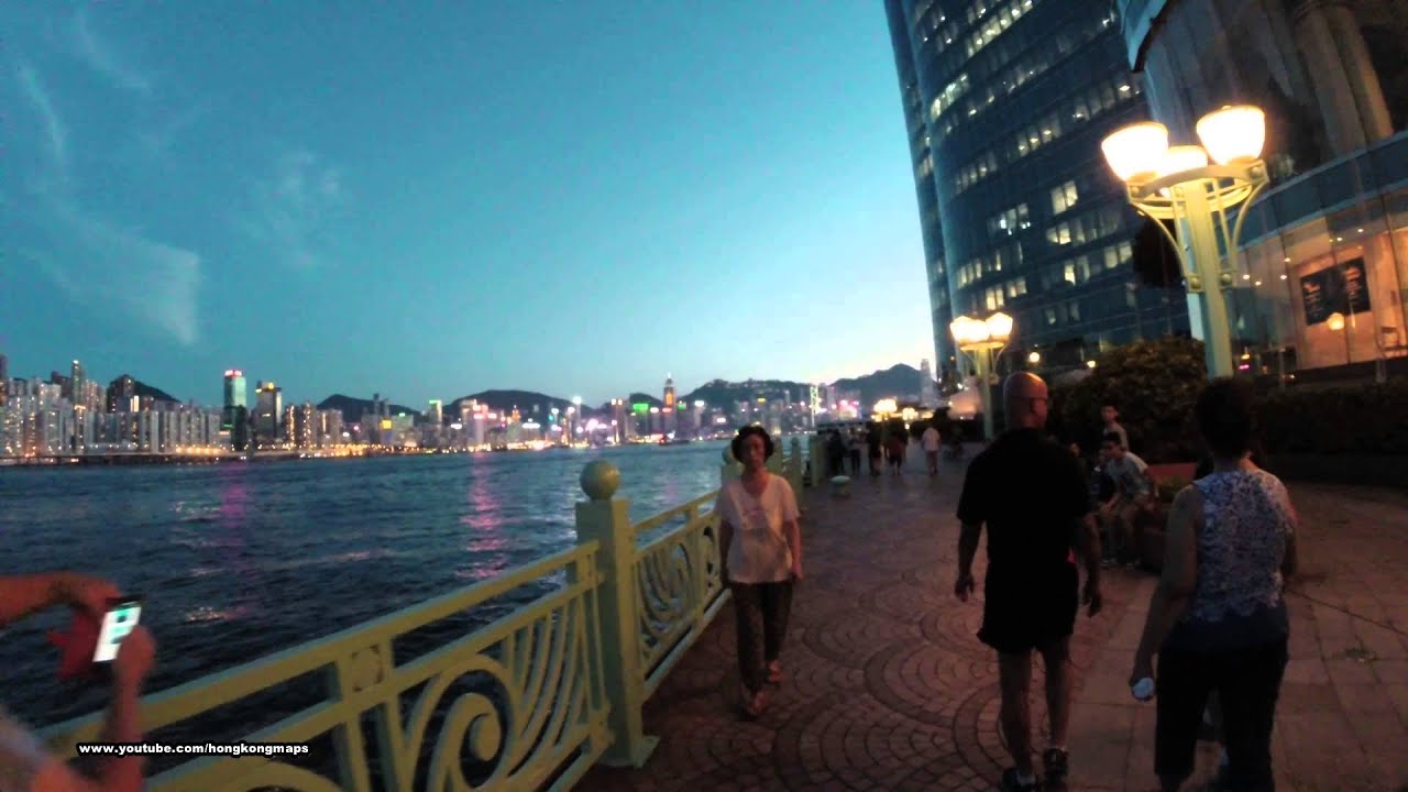 【Hong Kong Night Walk】Hung Hom Harbourfront (Westbound)